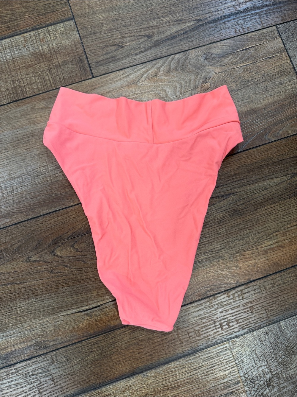 Aerie Coral High-Waist Bikini Bottoms - Picture 2 of 2